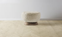 The Mott Stool - Shearling Ivory