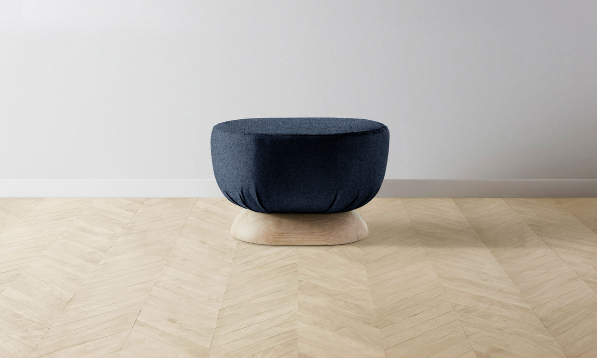 The Mott Stool - Italian Brushed Wool Harbor
