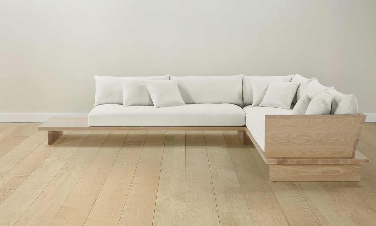 The Muir Sectional - Performance Textural Weave Wisp