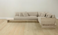 The Muir Sectional - Belgian Linen Alder