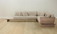 The Muir Sectional - Belgian Linen Alder