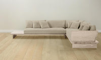 The Muir Sectional - Belgian Linen Alder