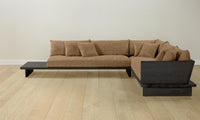 The Muir Sectional - Belgian Linen Chai