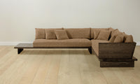 The Muir Sectional - Belgian Linen Chai