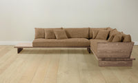 The Muir Sectional - Belgian Linen Chai