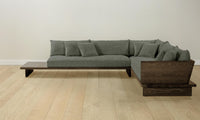 The Muir Sectional - Belgian Linen Thyme