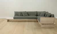 The Muir Sectional - Belgian Linen Thyme