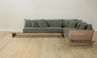 The Muir Sectional - Belgian Linen Thyme