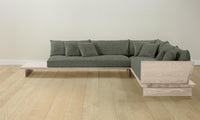 The Muir Sectional - Belgian Linen Thyme