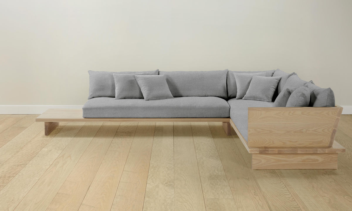 The Muir Sectional - Italian Bouclé Waterfall