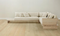 The Muir Sectional - Italian Bouclé White