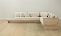 The Muir Sectional - Italian Bouclé White