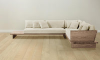 The Muir Sectional - Italian Bouclé White