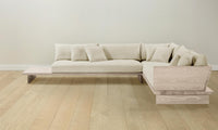 The Muir Sectional - Italian Bouclé White