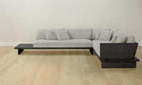 The Muir Sectional - Merino Heather Grey