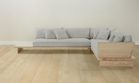 The Muir Sectional - Merino Heather Grey