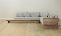 The Muir Sectional - Merino Heather Grey