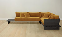 The Muir Sectional - Mohair Amber