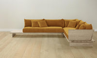 The Muir Sectional - Mohair Amber