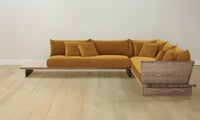 The Muir Sectional - Mohair Amber