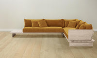 The Muir Sectional - Mohair Amber