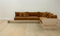 The Muir Sectional - Mohair Brown Sugar