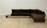 The Muir Sectional - Mohair Chocolate