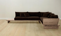 The Muir Sectional - Mohair Chocolate