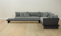 The Muir Sectional - Mohair Fog