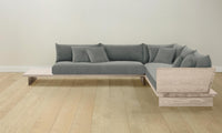 The Muir Sectional - Mohair Fog