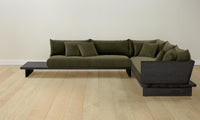 The Muir Sectional - Mohair Moss