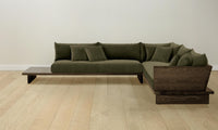 The Muir Sectional - Mohair Moss