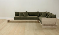 The Muir Sectional - Mohair Moss