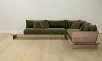 The Muir Sectional - Mohair Moss