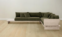 The Muir Sectional - Mohair Moss