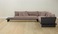 The Muir Sectional - Mohair Peony