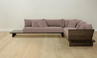 The Muir Sectional - Mohair Peony