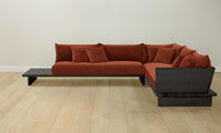 The Muir Sectional - Mohair Spice