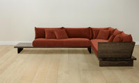 The Muir Sectional - Mohair Spice