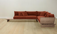 The Muir Sectional - Mohair Spice