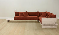 The Muir Sectional - Mohair Spice