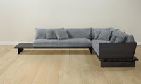 The Muir Sectional - Performance Mélange Weave Aegean