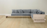 The Muir Sectional - Performance Mélange Weave Aegean