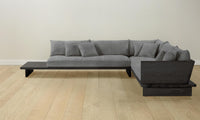 The Muir Sectional - Performance Mélange Weave Night