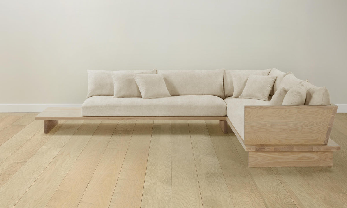 The Muir Sectional - Performance Mélange Weave Shell