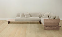 The Muir Sectional - Performance Stonewashed Linen Dew