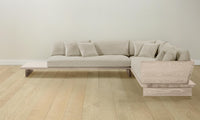 The Muir Sectional - Performance Stonewashed Linen Dew