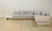 The Muir Sectional - Performance Textured Linen Flax