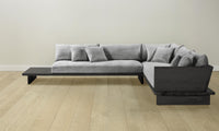 The Muir Sectional - Performance Textured Tweed Alpine