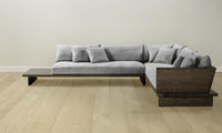 The Muir Sectional - Performance Textured Tweed Alpine